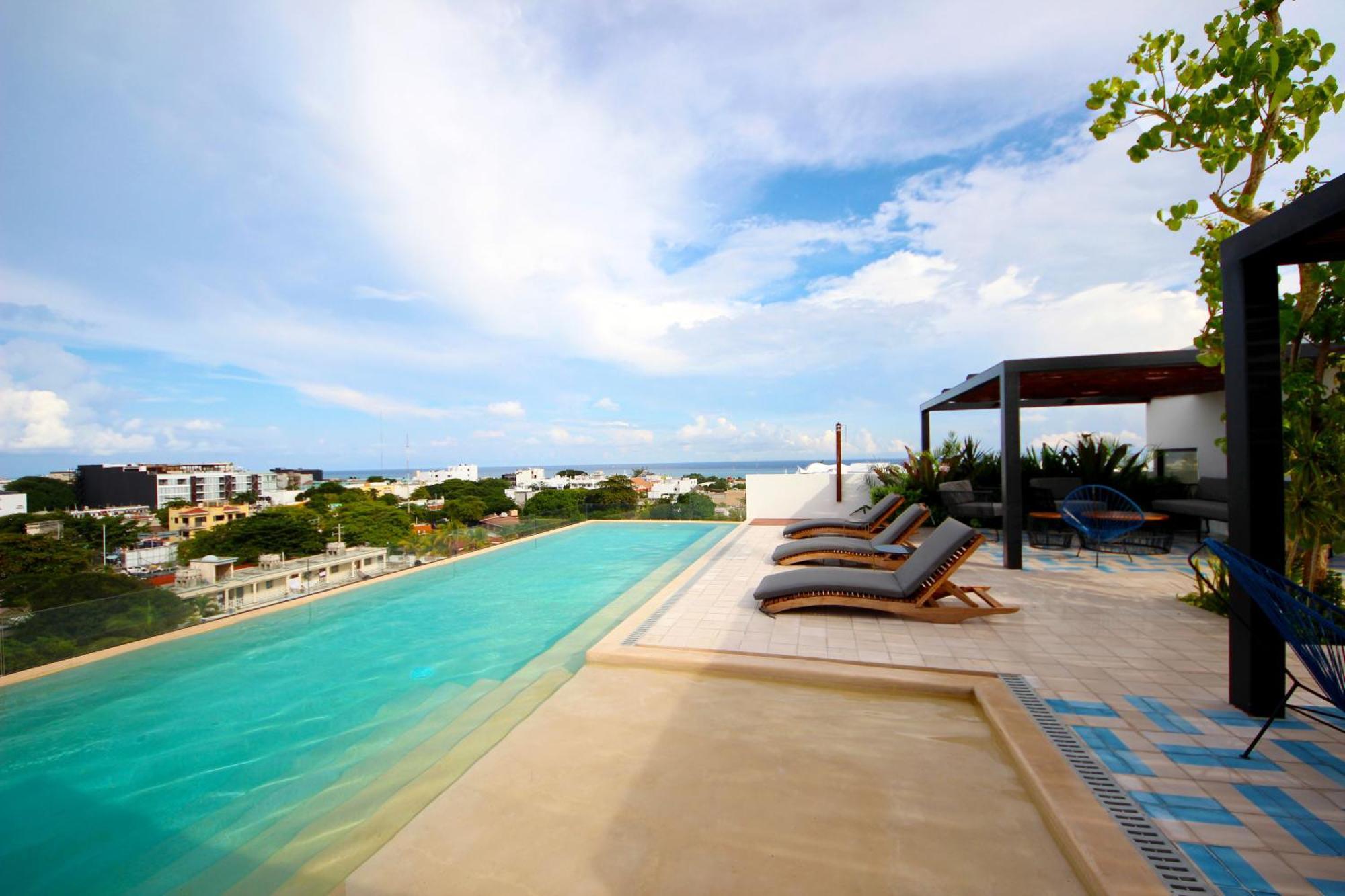 Apartment Near The Beach, Rooftop, Pool, Sea View. Playa del Carmen Exterior photo